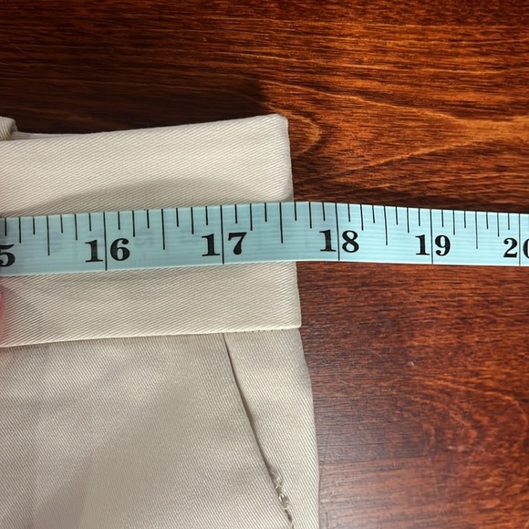 J. Crew Womens Chinos 10 Cream Wide Leg Slide/Zip Fly Pockets Stretch Classy NWT - Picture 8 of 11